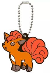 [Used] Keychain/Mascot (Character) Vulpix "Pokémon Rubber Mascot 03"