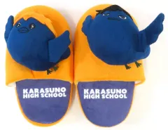 【中古】ルームシューズ・室内履き ヒナガラス＆カゲガラス スリッパ 「ハイキュー!!×しまむら」のサムネイル