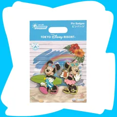 ディズニー ハローハローサマー【ピンバッジ】Hello Hello Summer 2026 ミッキー＆ミニー 東京ディズニーリゾート TDRのサムネイル