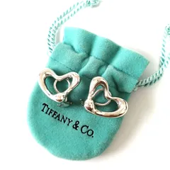 ✨美品✨　Tiffany&Co.　ティファニー　イヤリング　オープンハート　SV952　463のサムネイル