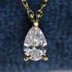 【Kazu】1ct イエローゴールドオーバルカットペンダントトップ Kazu様専用】1ct イエローゴールドオーバルカットペンダントトップ