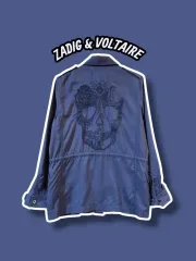 XS/ ZADIG&VOLTAIRE リー오셀 マウンテンパーカー ジャケット ダークブルー /0623のサムネイル