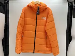 冬 THE NORTH FACE NY81831 ザ ノースフェイス ダウンジャケット XXL オレンジ 全体的に色褪せありのサムネイル