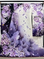 沖縄県無形文化財指定 伝統工芸品 琉球紅型 九寸名古屋帯 正絹 Q1159