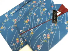【京松】小紋 二部式 洗える着物 未使用品 着物 美品 身丈約58cm 裄丈約66cm r8w06-630のサムネイル