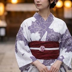 チューリップ]浴衣 変わり織 - メルカリ