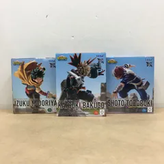 未開封 ヒロアカ XrossLink フィギュア 緑谷出久 爆豪勝己 轟焦凍 セット【WS1995-003】
