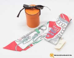 箱付き】エルメス ツイリー クリケティス メンズツイリー カーキグレー