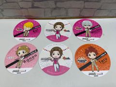 [Q6-65]◎ 아이돌 마스터 SideM×애니메이트 카페 코스터 6장 세트 중고