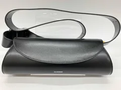 JIL SANDER CANNOLO ジルサンダー カンノーロ レザー ショルダーバッグ ブラック レザー 保存袋ありのサムネイル