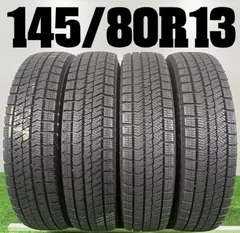 送料無料★145/80R13 ブリヂストン VRX2 2021~2024年製 4本 冬 タイヤ スタッドレス 中古 TB1291のサムネイル