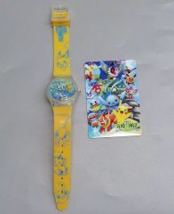 [Used] Goods Set: Collectible Original Watch & Certificate of Authenticity for the "JR Pokemon Stamp Rally 2006" - Commemorative Item for Completing All Stations in the Pokemon Stamp Rally 2006