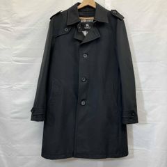 R163 Aquascutum スプリングコート トレンチコート 34 ブラック - メルカリ