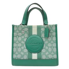 COACH コーチ デンプシー 2way トートバッグ マルチ グリーン COACH コーチ デンプシー 2way トートバッグ マルチ グリーン ほぼ新品