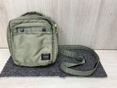 美品PORTER TANKER ポーター ミニショルダーバッグ セージグリーン 