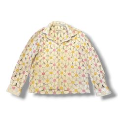 PLAN C カロリーナセルフポートレートコットンロングスリーブTシャツ
