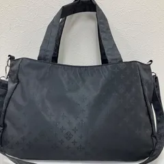 5406　Daily russet　デイリーラシット　2way　ショルダーバッグ　トートバッグ　ハンドバッグ　ブラック　黒　モノグラム　ナイロン　レディース　軽量のサムネイル