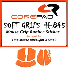 Corepad Soft Grips FinalMouse Ultralight X Small Cheetah (S)用グリップテープ 1set ソフトポリマーラバー【国内正規品】 (Orange)のサムネイル
