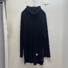 Name. ネーム 14AW ALPACA Side-zip Turtle Neck Knit タートルネックニット NMKN-14AW-004 ブラック size:M【中目黒B06】のサムネイル