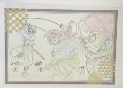 伊黒小芭内 甘露寺蜜璃 不死川実弥 鬼滅の刃 ポストカード 鬼滅 グッズ カード ufotable DINING 柱稽古編 第四期 D