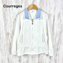Courreges クレージュ ACロゴ刺繡 ナイロンジャケット ホワイトのサムネイル