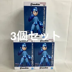 未開封 ROCKMAN Grandista ロックマン メタリックカラー フィギュア 3個セット SF6B97 c101