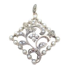 MIKIMOTO ミキモト 桜 フラワーモチーフ ブローチ シルバー/パール6粒