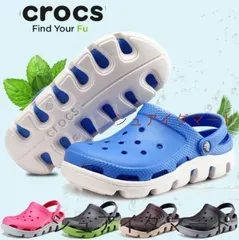 新品未使用【19色選択可能】 男女兼用 クロックス サンダル メンズ レディース バヤバンド CROCS duet sport clog クロッグのサムネイル