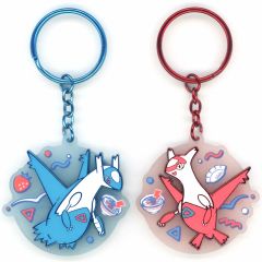 [Used] Keychain Latias & Latios Pair Keychain "Pokémon" Pokémon Center Limited Edition
