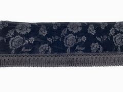 新色！【金華山仮眠カーテン トラック用】ローレル風バラ柄モケット