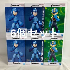 未開封 ROCKMAN Grandista ロックマン メタリックカラー エグゼ フィギュア 6個セット SF6B98 c101