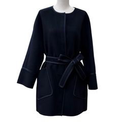 極上の逸品✨️ロロピアーナ カシミヤ100% ロングコート ダークネイビー 44 ロロピアーナ ロングコート 38 ネイビー カシミヤ コート - メルカリ