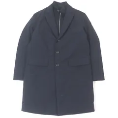 美品□MONCLER モンクレール 21-22AW PALLU GIUBBOTTO ドッキングデザイン ダウンコート ネイビー 1 ハンガー付き イタリア製 正規品