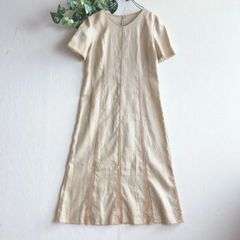 ミナペルホネン カシュクール麻ワンピース - メルカリ
