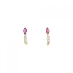 MONAKA jewellery ルビーピアス 2点 - メルカリ