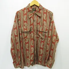 【三重本店】 中古 Needles | ニードルス 長袖シャツ Classic Shirt Paisley クラシックシャツ ペイズリー OT209 オレンジ サイズ：M 【104】のサムネイル