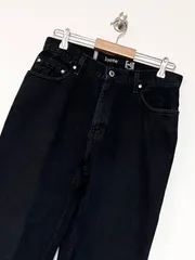 【Levi's】USA製 90-00s シルバータブ LOOSE デニムパンツ 実寸 W32 L33 程度 ブラック リーバイス ヴィンテージ 古着