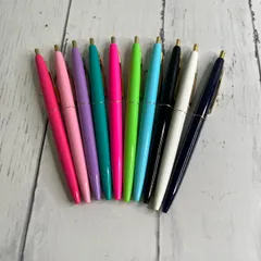 Bic ビック クリックゴールド ノック式油性ボールペン黒0.7mm 10色セットのサムネイル