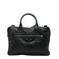 バレンシアガ ブリーフケース ショルダーバッグ 2WAY ブラック レザー メンズ BALENCIAGA【1-0247506】のサムネイル