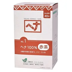 ナイアード ヘナ100％ 100g NO.1 赤茶系 白髪染め[0821] メール便無料[C][BP7]のサムネイル