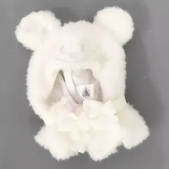 【中古】ぬいぐるみマスコット衣装・アクセサリー ホワイト 「UniBEARsity(ユニベアシティ) ぬいぐるみキーチェーン専用 シークレットコスチューム ミッキー ポンチョ 雪だるま」のサムネイル