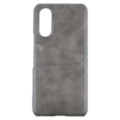 arrows We3 ケース F-52G カード収納 レザー スマート ケース 【Color】グレーのサムネイル