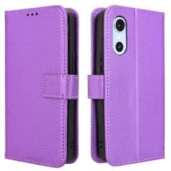 arrows We3 ケース 手帳 F-52G チェック柄 手帳 ケース 【Color】パープルのサムネイル