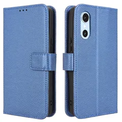 arrows We3 ケース 手帳 F-52G チェック柄 手帳 ケース 【Color】ブルーのサムネイル