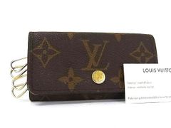 LOUIS VUITTON ルイヴィトン キーケース ミュルティクレ 4 N62631 エベヌ（ブラウン）系 ダミエ ユニセックス 4連 ゴールド金具 美品 LOUIS VUITTON ルイヴィトン キーケース ミュルティクレ 4 N62631