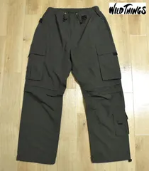 新品 WILD THINGS 2WAY TACTICAL RIP 7POCKET PANTS M ワイルドシングス リップストップナイロンカーゴパンツのサムネイル
