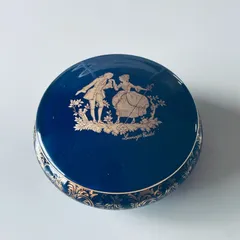 LIMOGES CASTEL　リモージュ　小物入れ　ジュエリーケース　22Kのサムネイル
