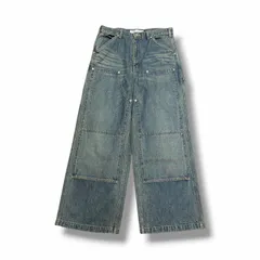 DAIRIKU 26SS Vintage Washed Painter Denim Wide Pants  ダブルニーデニムパンツ ダイリク 26SS D17 31 （18741M）のサムネイル