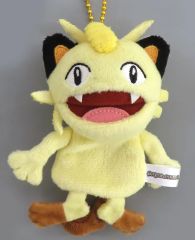 [Used] Plush Mascot Meowth Finger Puppet Mascot Papemon "Pokémon" Pokémon Center Limited