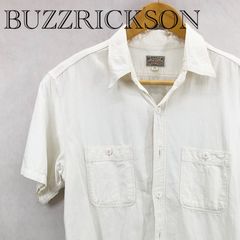 バズリクソンズ BR37912 ステンシルロゴ 半袖 シャンブレーシャツL
